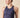 Top-blusa de compressão com 6 bolsos marinho